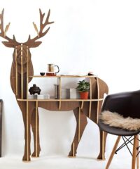 3D Deer Shelf Bookcase Furniture