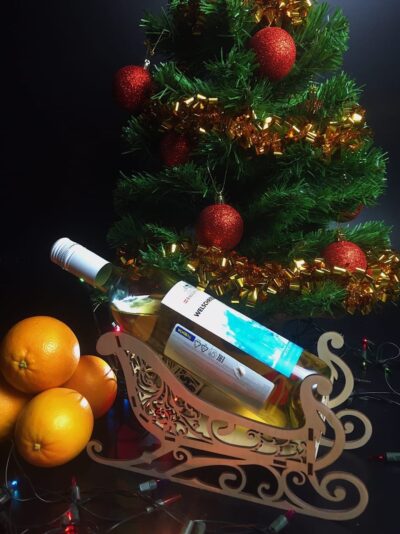 Christmas Sleigh Wine Holder