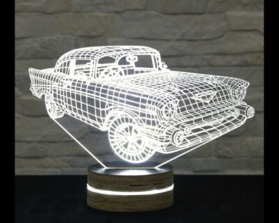 Creative 3D LED Car Night Lamp