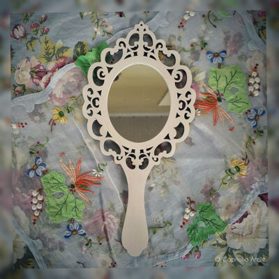 Decorative Hand Mirror Frame