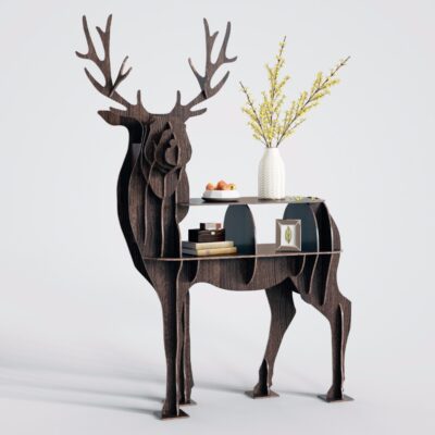 Deer Bookcase Shelf