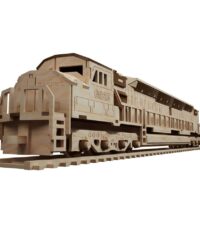 Diesel Locomotive Wooden Train Engine Toy Train