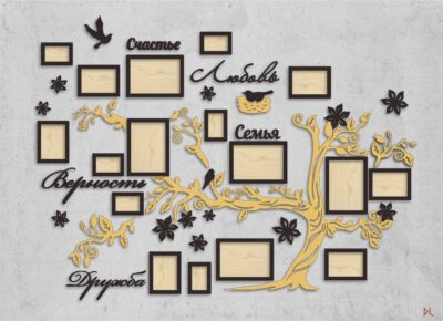 Family Tree Picture Frames Wall Decor