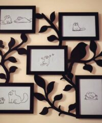 Family Tree With Photo Frames For Laser