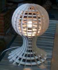 Lamp With Globe Detail