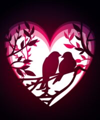 Love Birds Layered Decor
