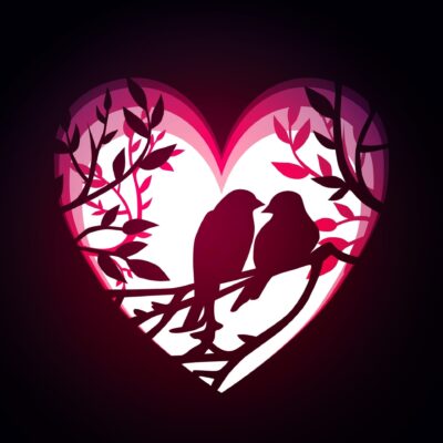 Love Birds Layered Decor