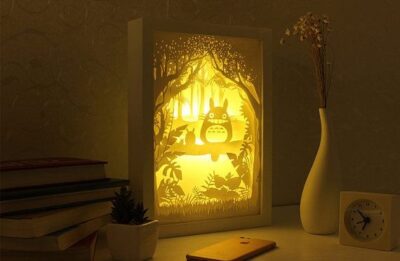 My Neighbor Totoro 3D Lightbox Lamp