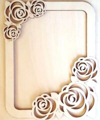 Photo Frame with Roses