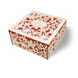 Snowflake Box Square Snowflake Christmas Gift Box