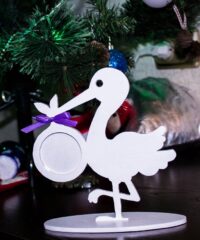 Stork Picture Frame For Baby Photo