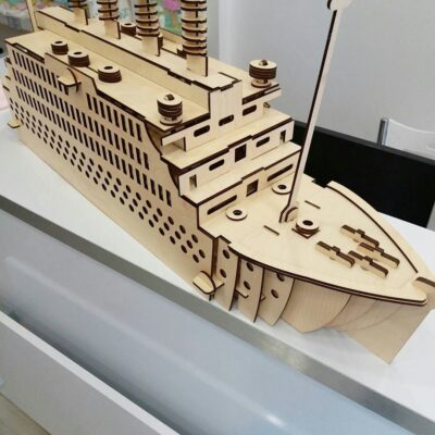 Titanic Laser Cut Puzzle Model