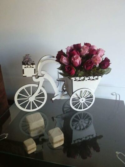 Wooden Cycle Flower Box