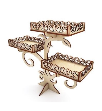 Wooden Decor Cupcake Stand Party Decoration