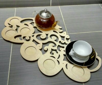 Wooden Decorative Tea Tray