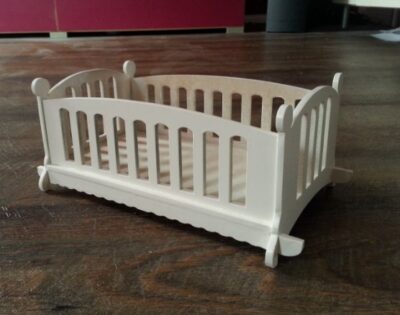 Wooden Doll Cot Bed Template