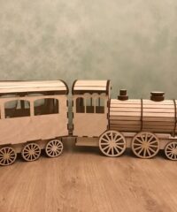 Wooden Gift wrap-lokomotive 3d puzzle