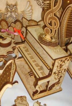 Wooden Toy Piano