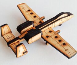 Thunderbolt Warthog 3D Aircraft Template