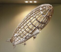 Airship Model for Home Decor Template