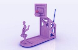 Basketball Pen Holder Stand 3mm