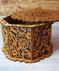 Box With Floral Pattern