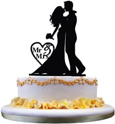 Bride And Groom Cake Topper For Wedding