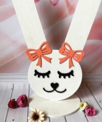 Bunny Rubber Bands And Hairpins Stand