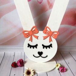 Bunny Rubber Bands And Hairpins Stand