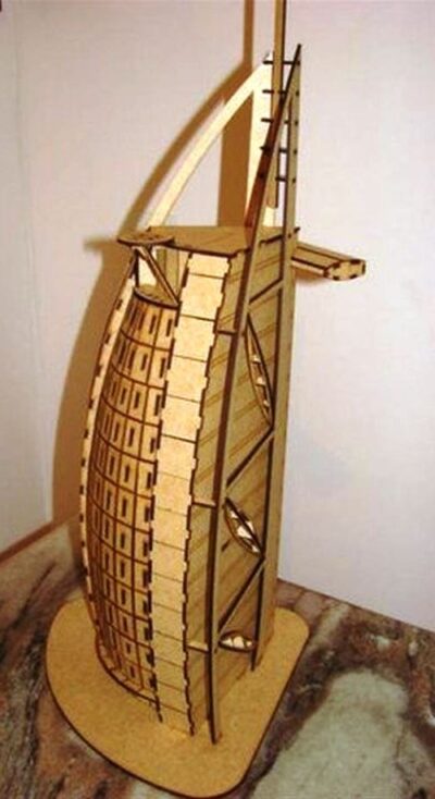 Burj Al Arab 3D Wooden Model