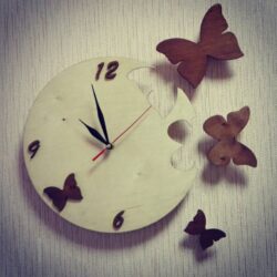 Butterfly Clock Laser
