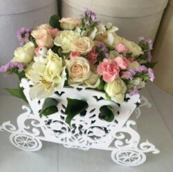 Carriage Flower Stand