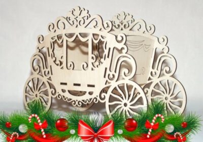 Carriage Flower Stand Candy Box Basket 4mm
