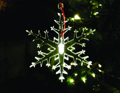 Christmas Snowflake With LED Light