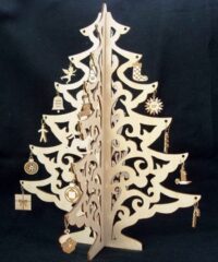 Christmas Tree Jewelry Didplay Wood Crafts