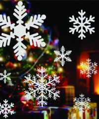 Christmas Window Clings Snowflakes Window Decals Stickers