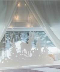 Christmas Window Decor Deer Window Stand