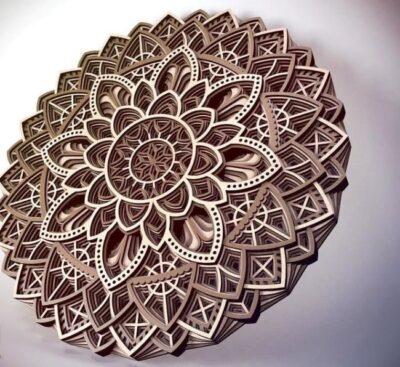 Decorative Circular Layered Mandala