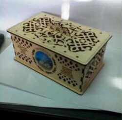 Decorative Plywood Jewelry Box