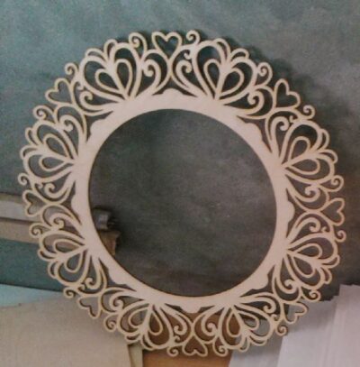 Decorative Round Frame Template