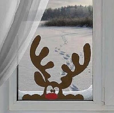 Deer Window Decor
