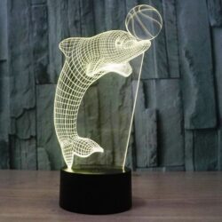 Dolphin 3D Nightlight LED Deco Lamp