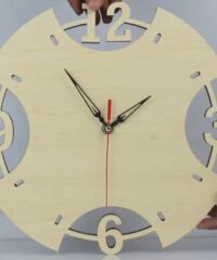 Elegant Wooden Wall Clock