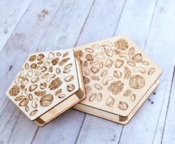 Engraving For Nuts Wooden Gift Box