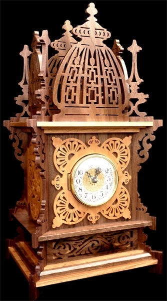 Fretwork Clock