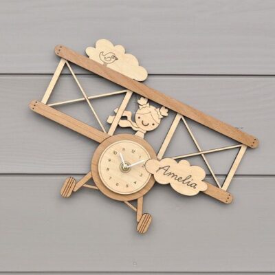 Wall Clock Template for Kids Room