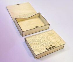 Wood Book Box With Clasp Template