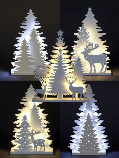 Light Up Decoration Christmas Ornament Xmas Festive Tree Deer