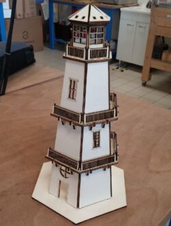 Lighthouse 3D Model Kit Toy 4mm