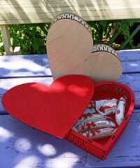 Love Box Heart Shaped Chocolate Box